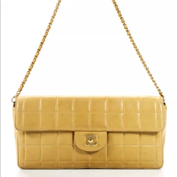 chanel chocolate bar flap bag